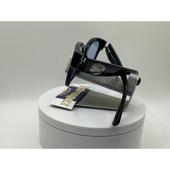 Vintage Y2K Sunglasses NOS 2000s Blue Lens Coach HC6009 Blue Rectangle Zyl Frame main image 6